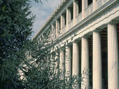 Columns in Athens