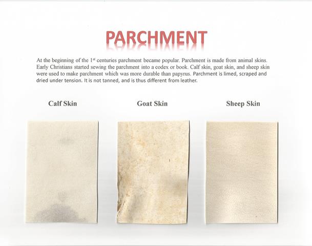 Ancient Writing Materials: Parchment, IBSS Gift Shop